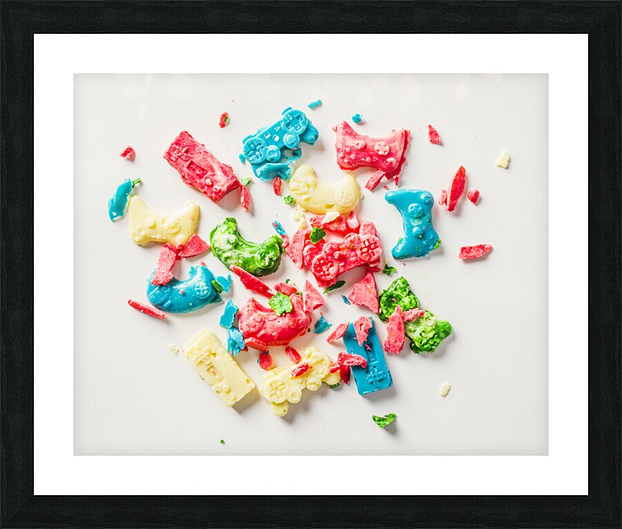 Action packed sweetness Picture Frame print