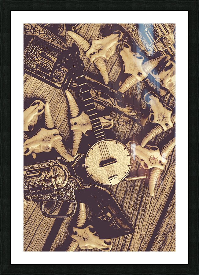 Story of the American West Picture Frame print