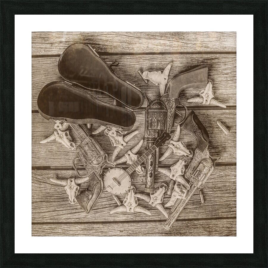 Rustic western charm Picture Frame print