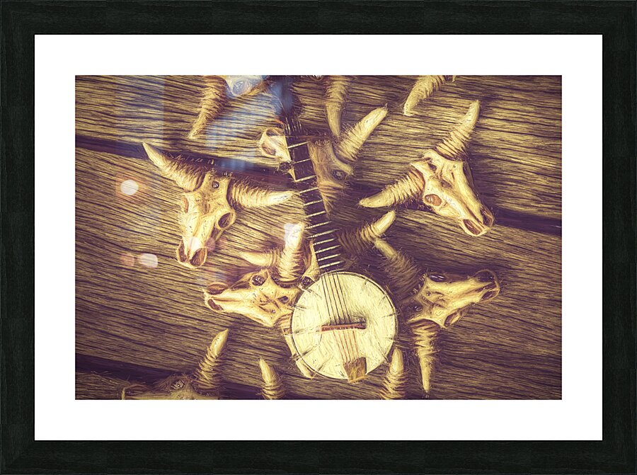 Weathered in western Picture Frame print