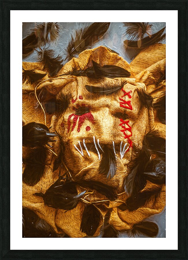 A crow too far Picture Frame print