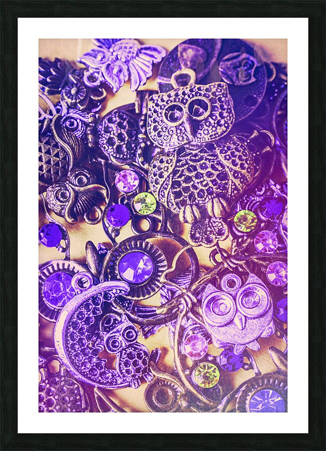 Purpowl Picture Frame print