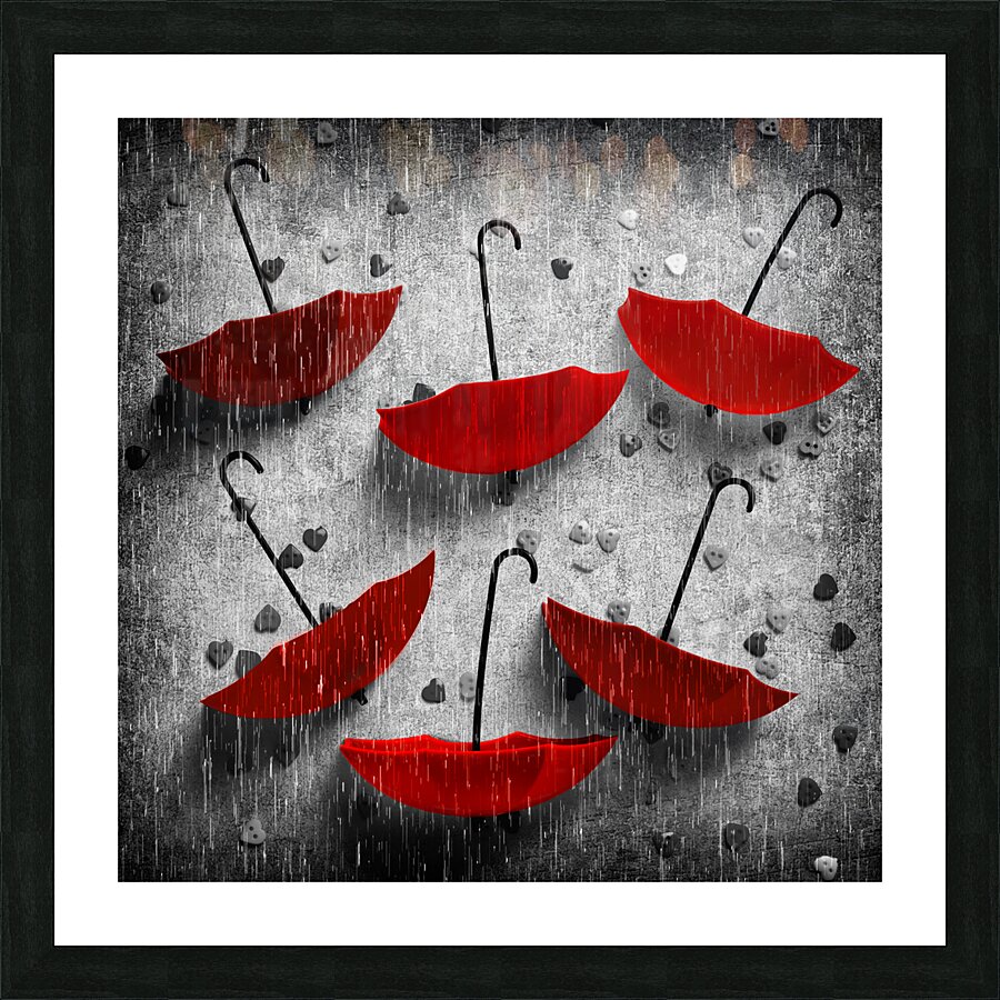 Downpour Picture Frame print