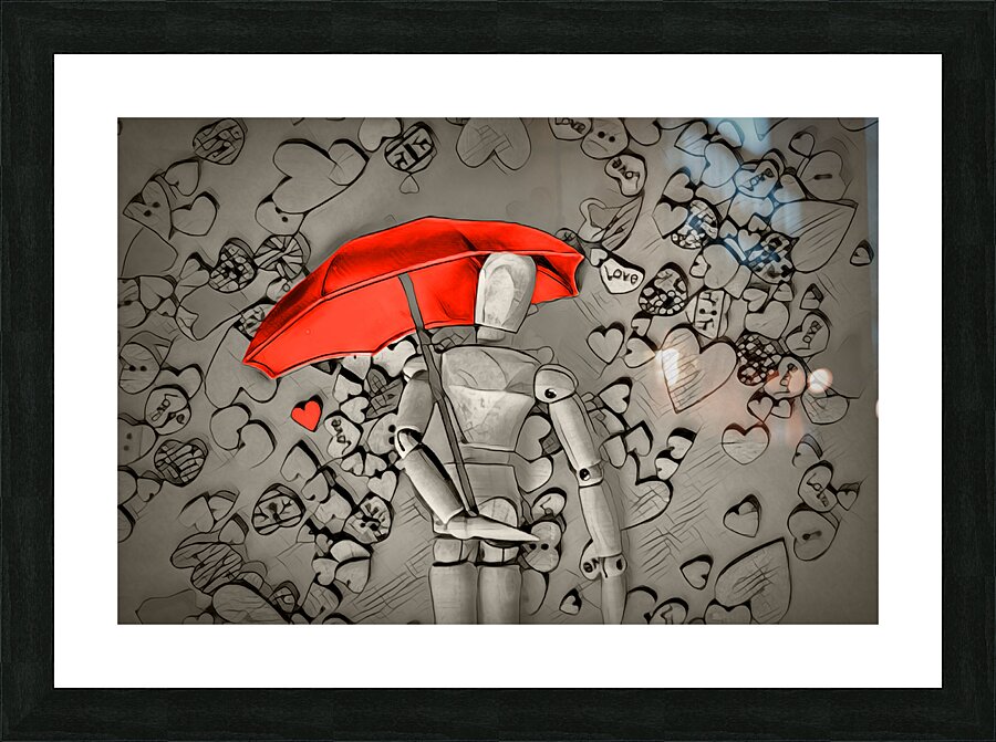 The search Picture Frame print