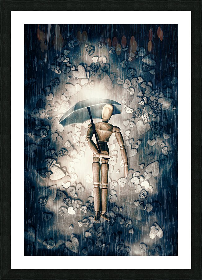 Rains silver lining Picture Frame print