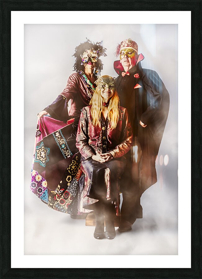 Carnival of three  Picture Frame print