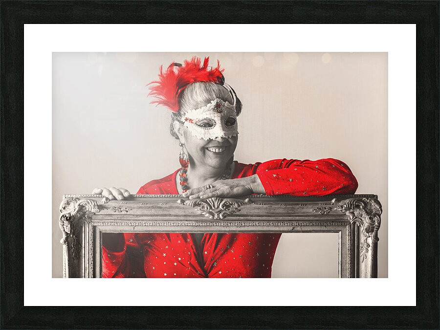 Theatrical elegance Picture Frame print
