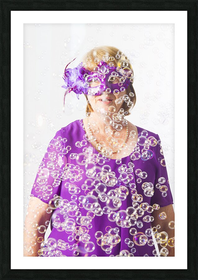 Bubbly Picture Frame print