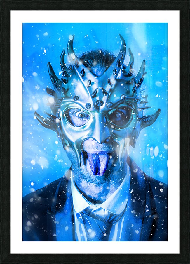 Frost bite Picture Frame print