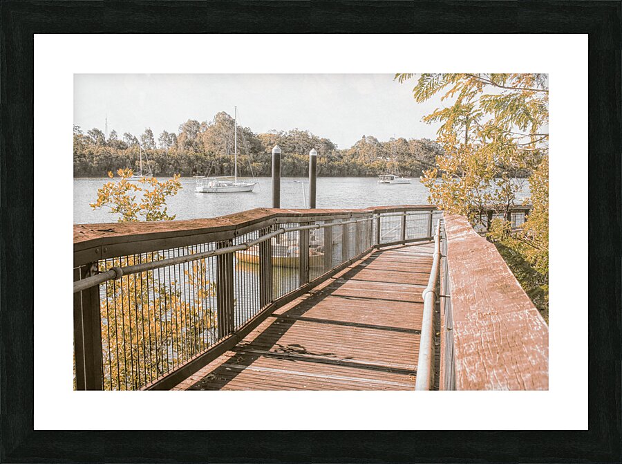Bundaberg river walk Picture Frame print