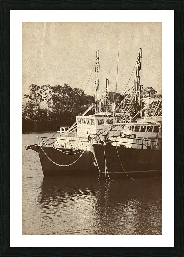 Old quay  Picture Frame print