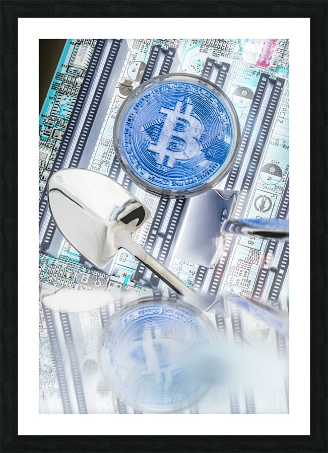 Mining the circuits Picture Frame print