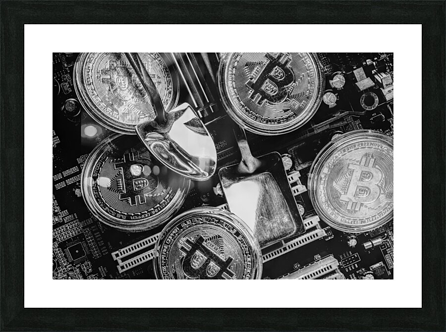 Mining rig Picture Frame print