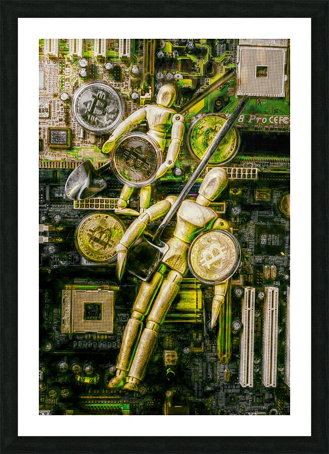 Token luck Picture Frame print