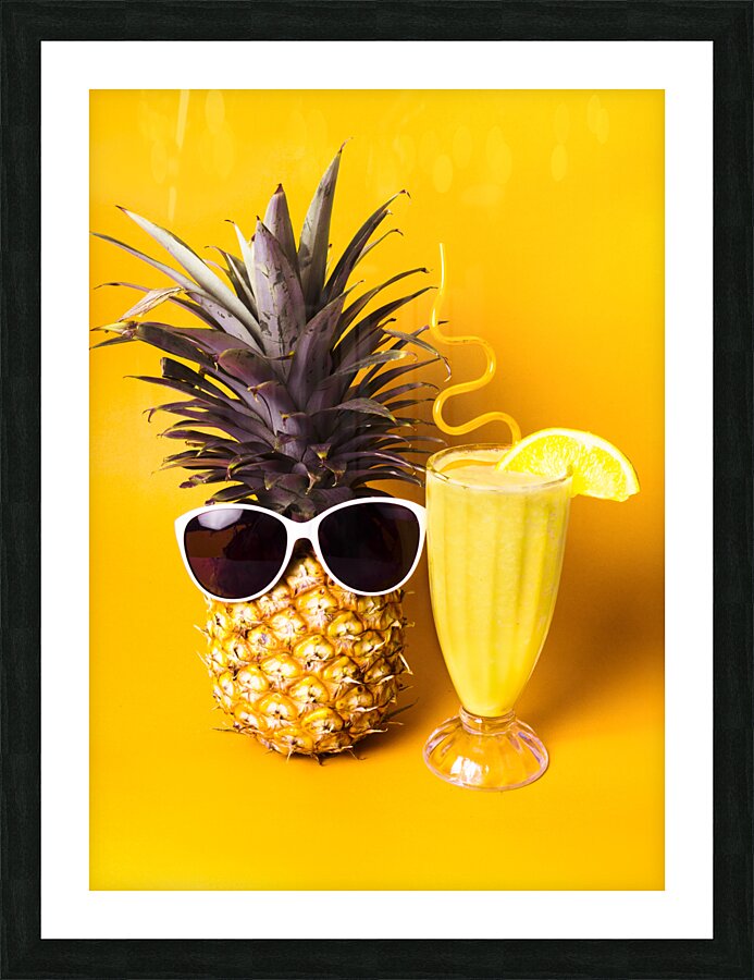 Resorting to a cocktail Picture Frame print