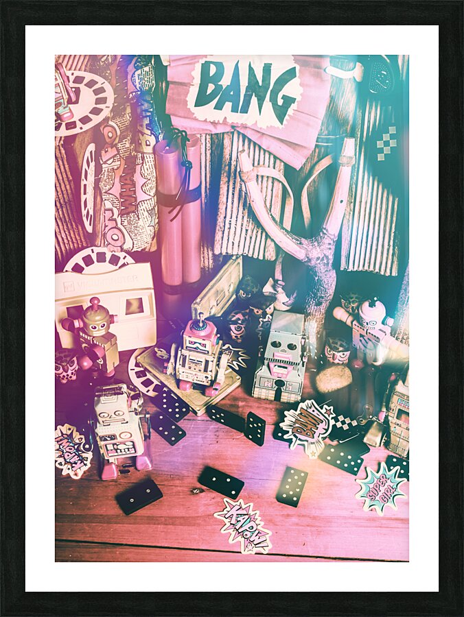 Flared In Nostalgia Picture Frame print