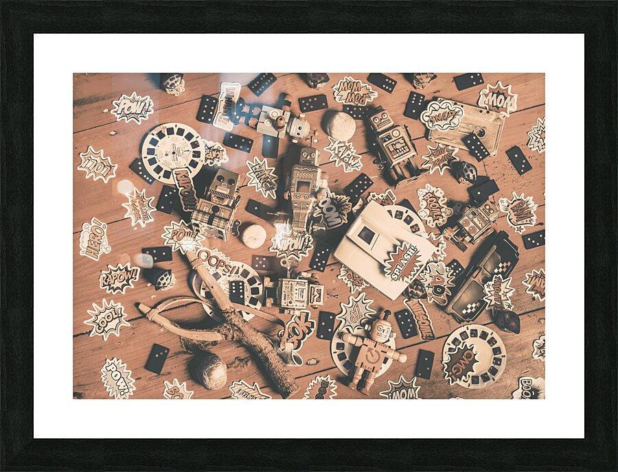 Toyscape Picture Frame print