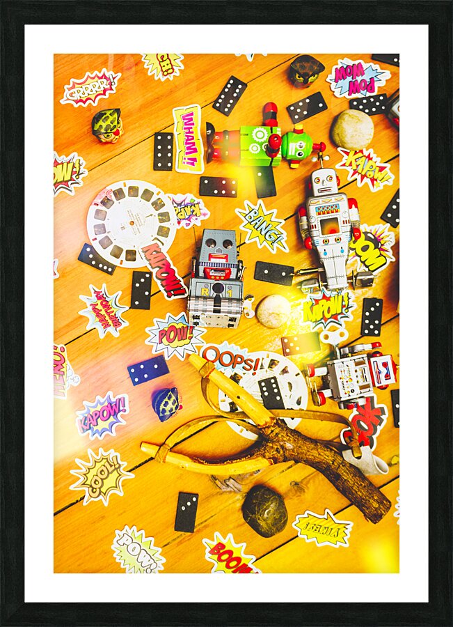 Sparking childhood joy Picture Frame print