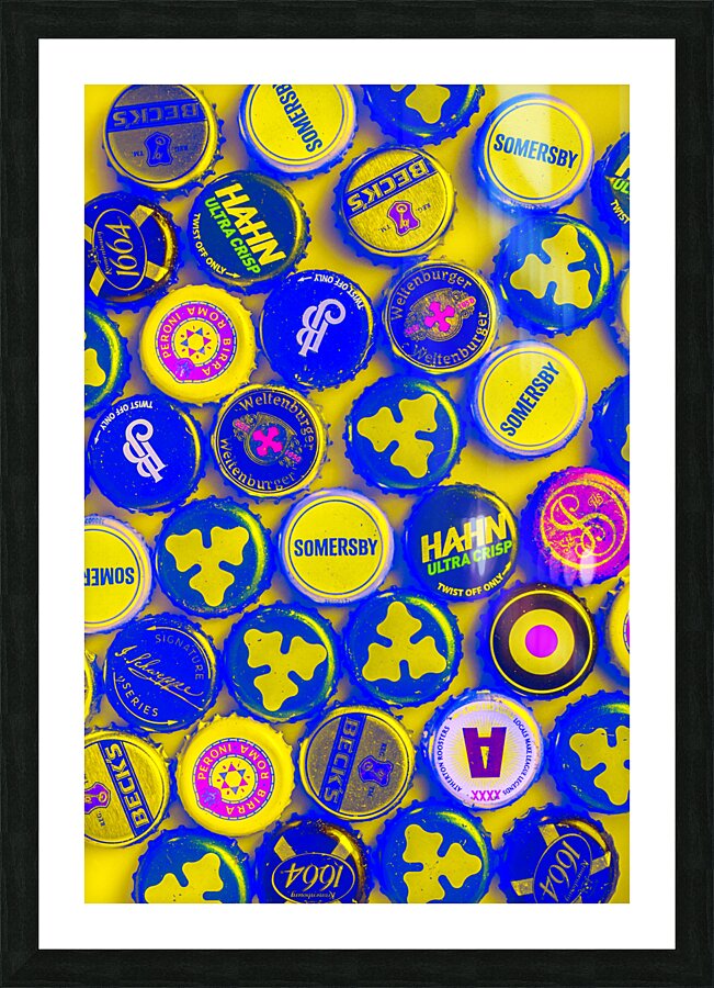 Pop tops Picture Frame print