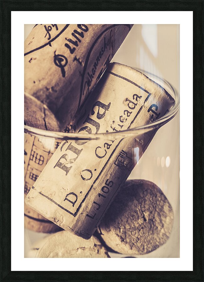 Wine bar nostalgia Picture Frame print