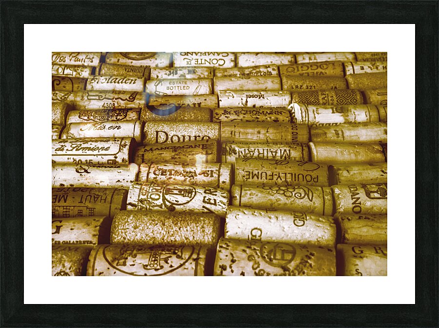 Wayback wino Picture Frame print