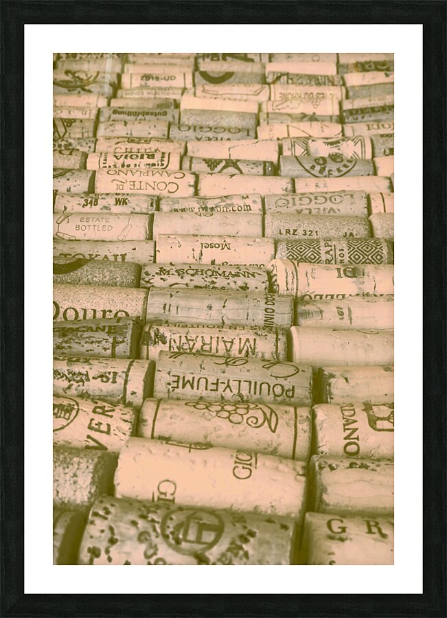 Lost in wine Picture Frame print