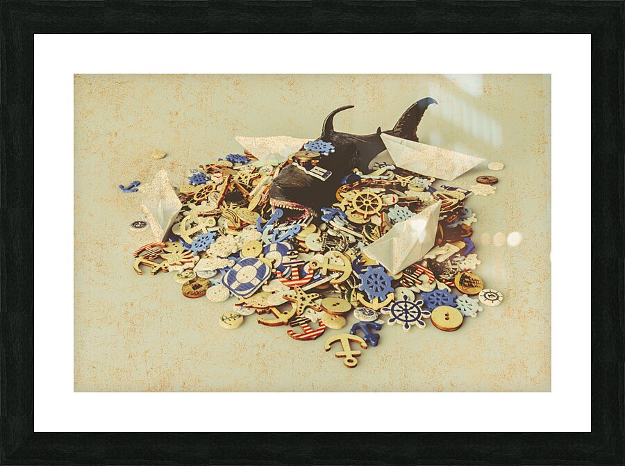 Nautical rust Picture Frame print