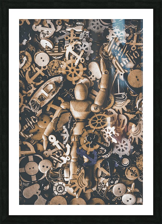 Dip in the nautics Picture Frame print