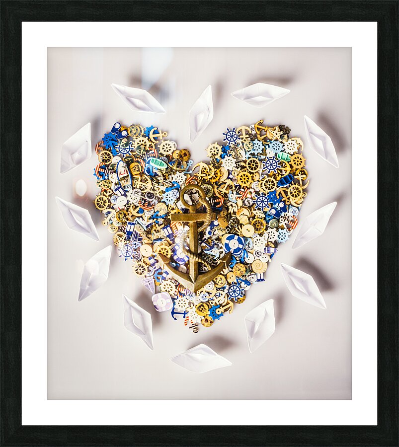 Hooked Picture Frame print