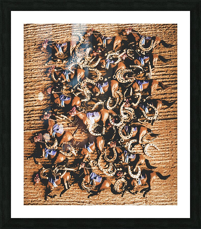 Horse gala Picture Frame print