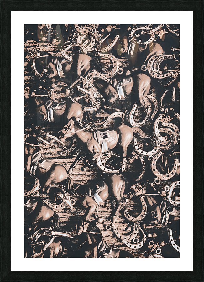 Racing charm Picture Frame print