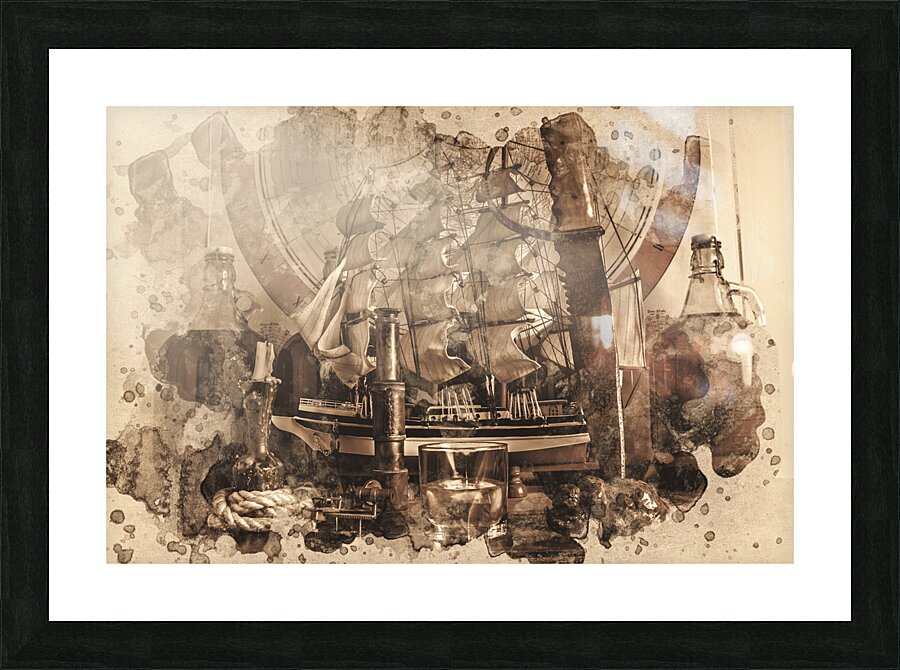 Sail n splash Picture Frame print