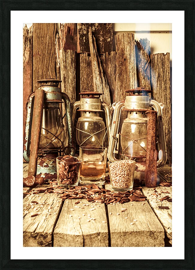 Whisky workshop Picture Frame print