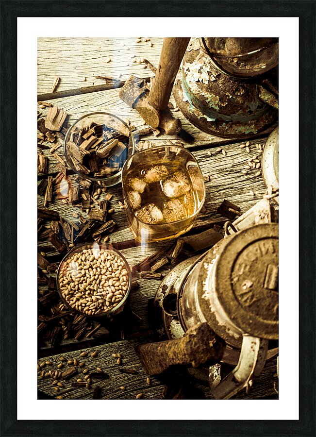 Country fuels Picture Frame print