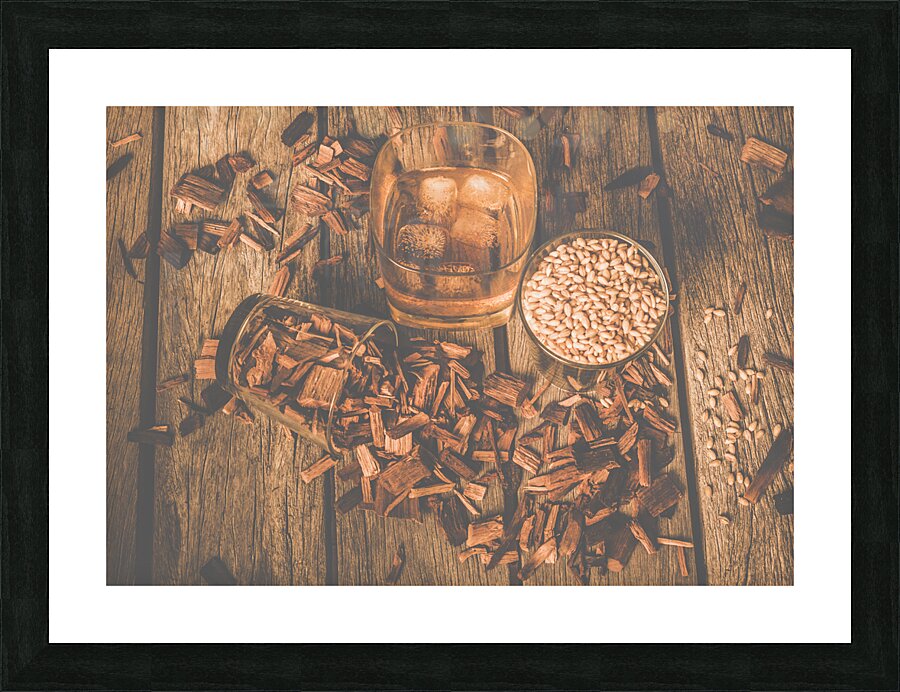 The old whiskey mill Picture Frame print