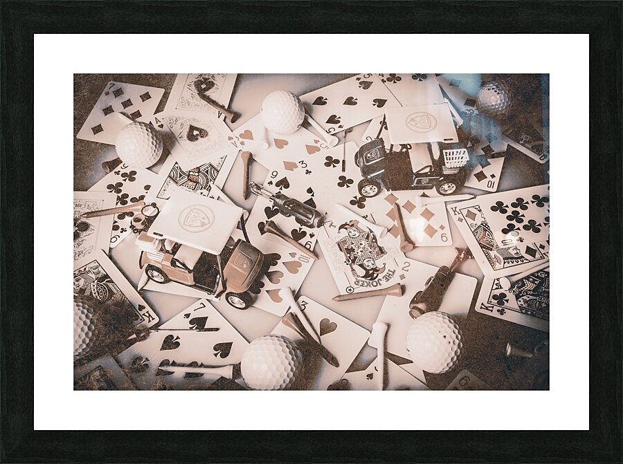 Tee off on the 10th Picture Frame print