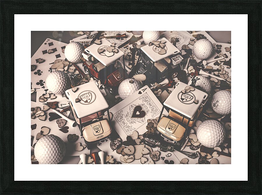 Playing the field Picture Frame print