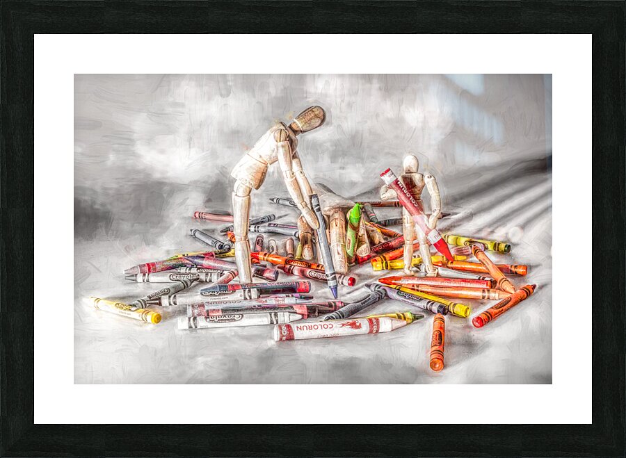 The drawing board Picture Frame print