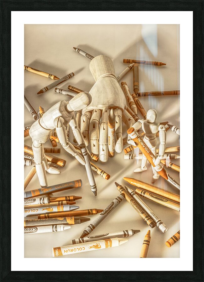 Crayon contemporaries Picture Frame print