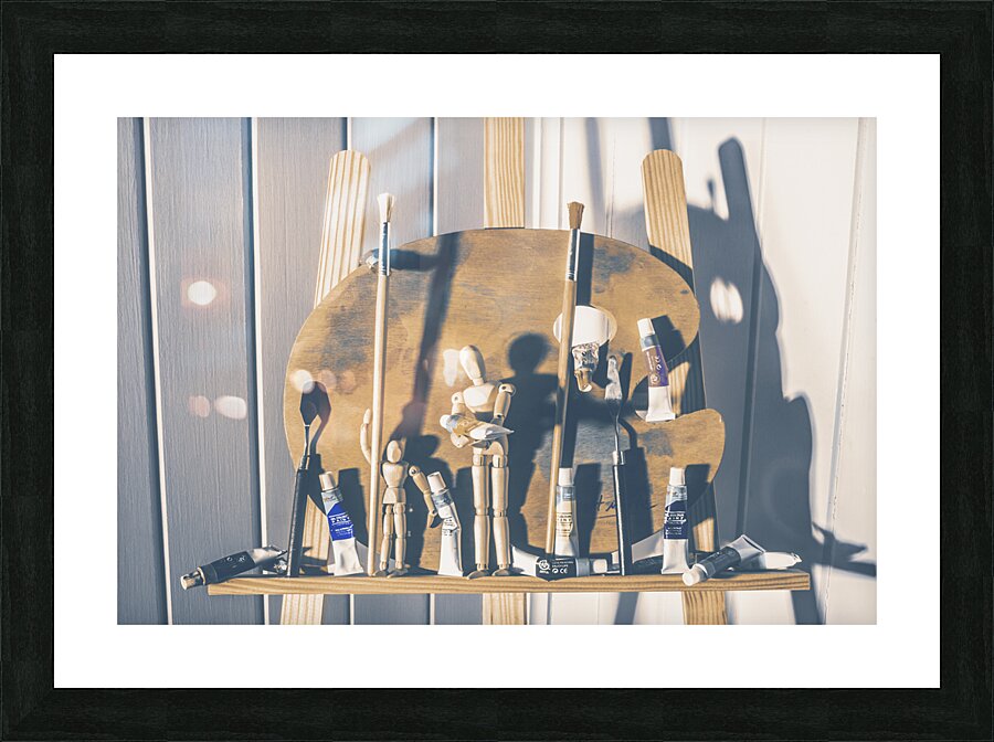 Paints and puppets Picture Frame print