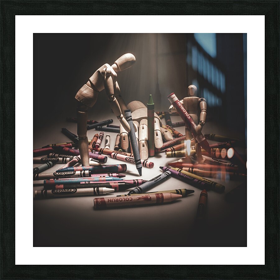 When the artists away the puppets will play Picture Frame print