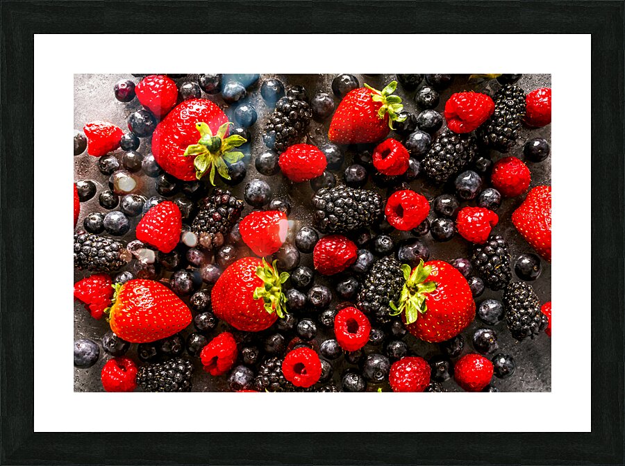 Berryfied Picture Frame print