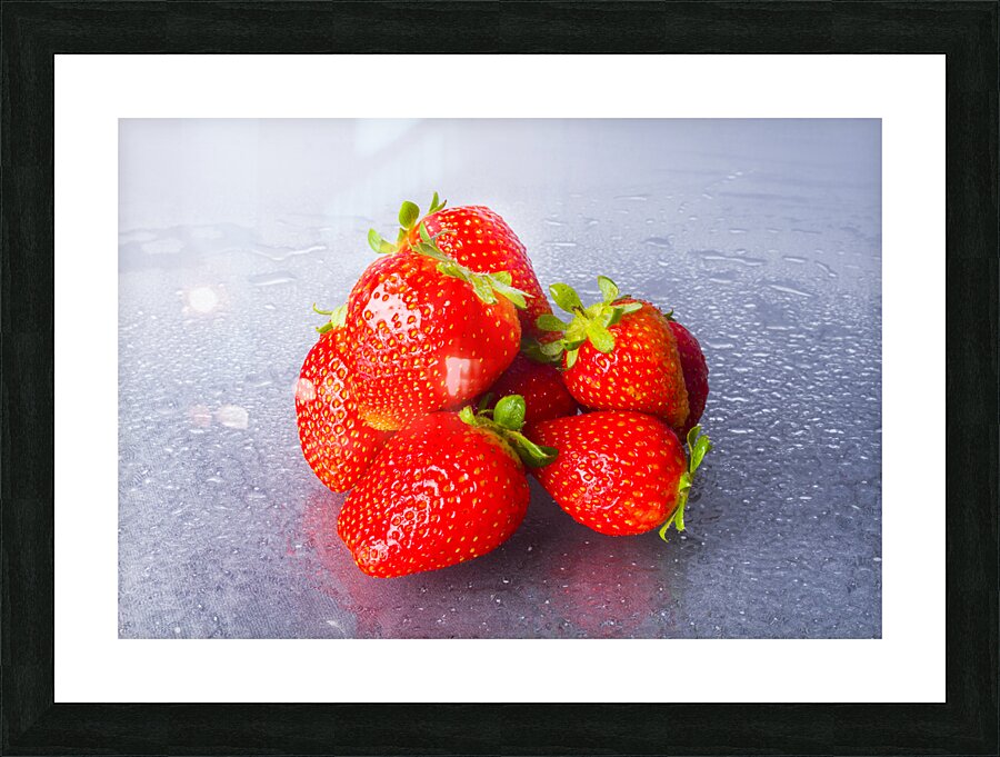 Strawberry stack Picture Frame print