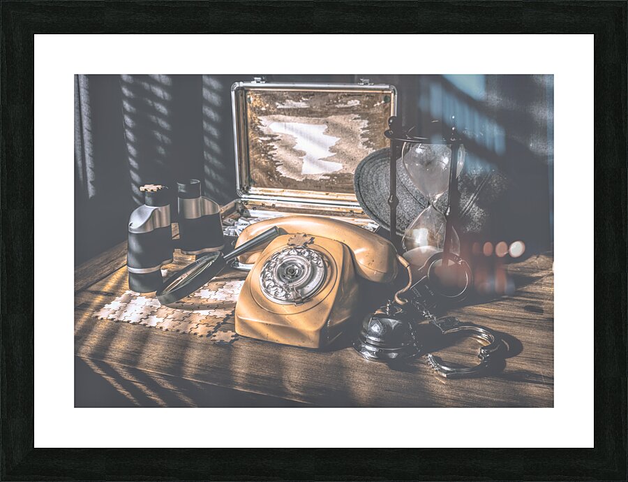 Clues in the study Picture Frame print