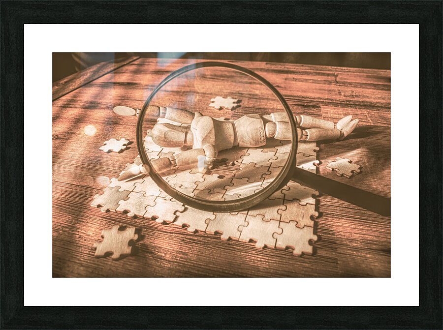 The uncovering Picture Frame print