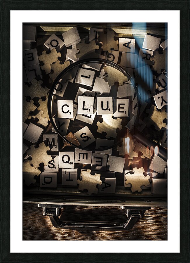 Search for clues Picture Frame print