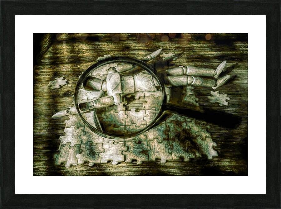 Whodunit Picture Frame print