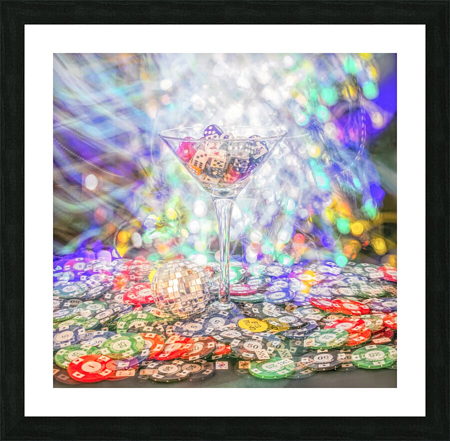 Casino twist Picture Frame print