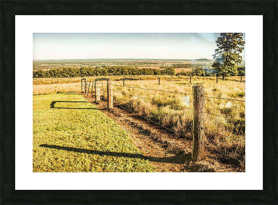 Farmland view Picture Frame print