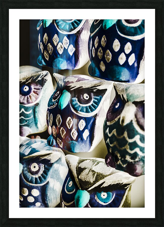 Owlined Picture Frame print